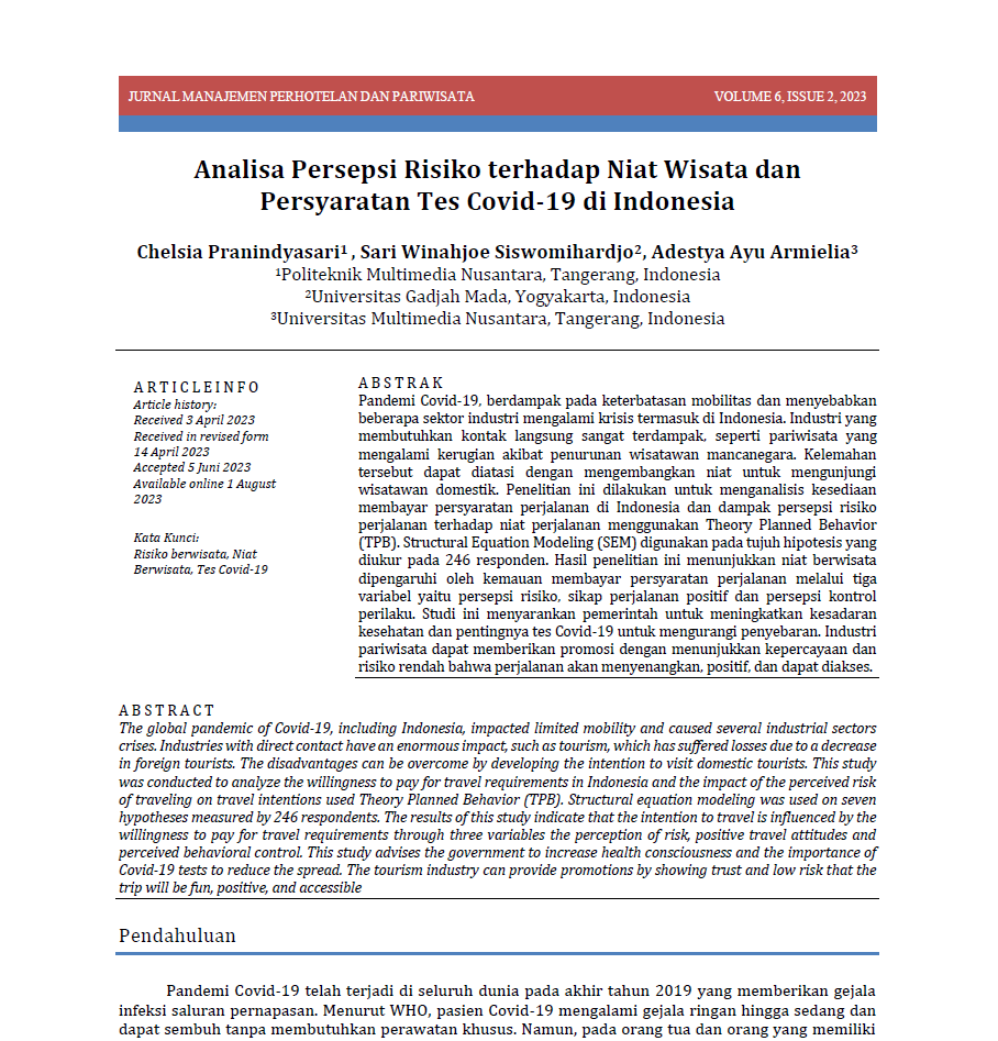 The impact of Covid-19 Pandemic on MICE Industry and the digitalization of Event. Study case MTS Event Management​